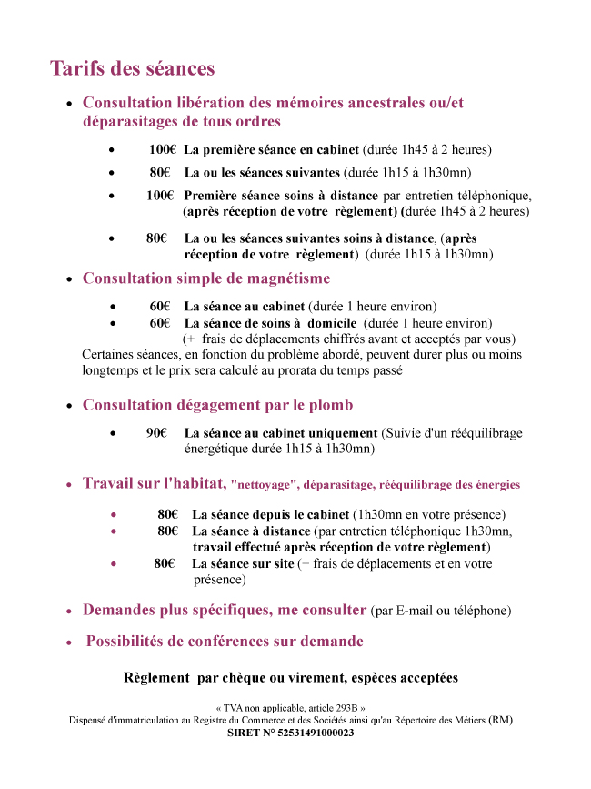new tarif